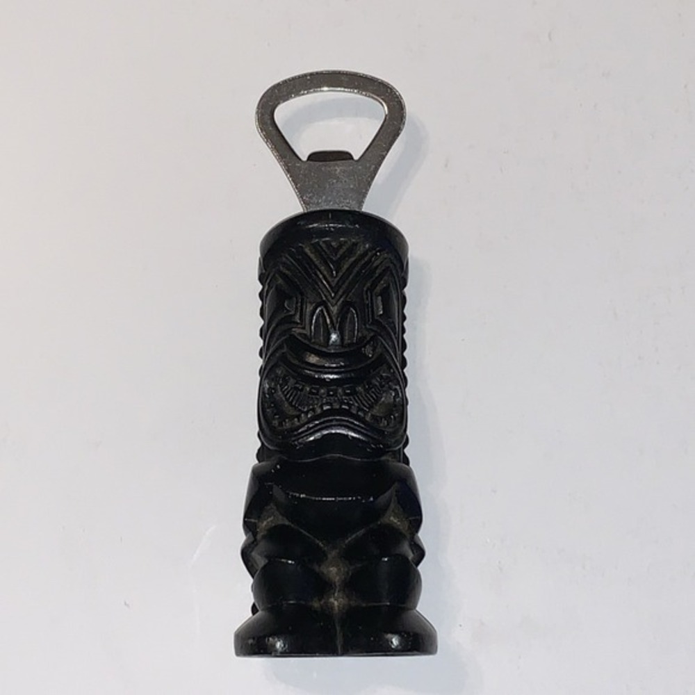 Vintage Coco Joe's Ulani Tiki Bottle Opener‎ 5.5" x 1.75" Hawaii Lava Souvenir